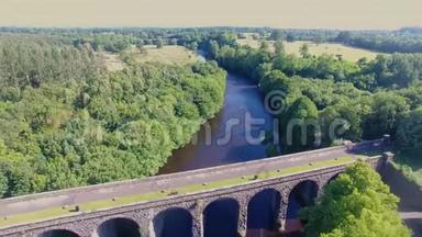 兰丹斯敦铁路高架桥横跨缅因河大桥北爱尔兰联合王国